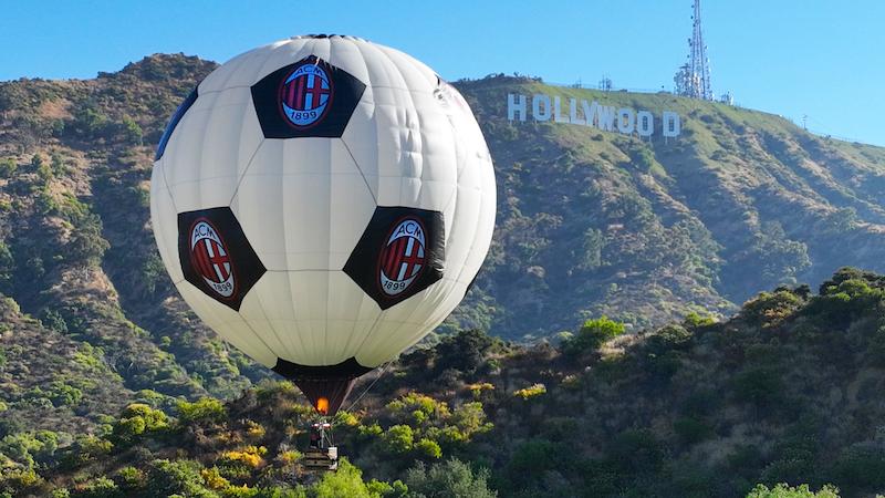 ac milan hot air balloon