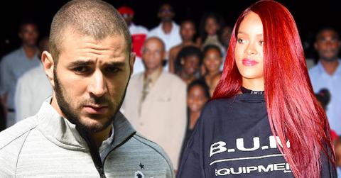 Karim benzema meets rihannas family