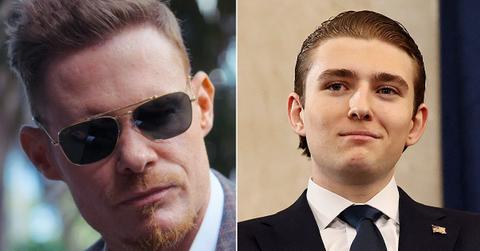 split of Justin Waller and Barron Trump.