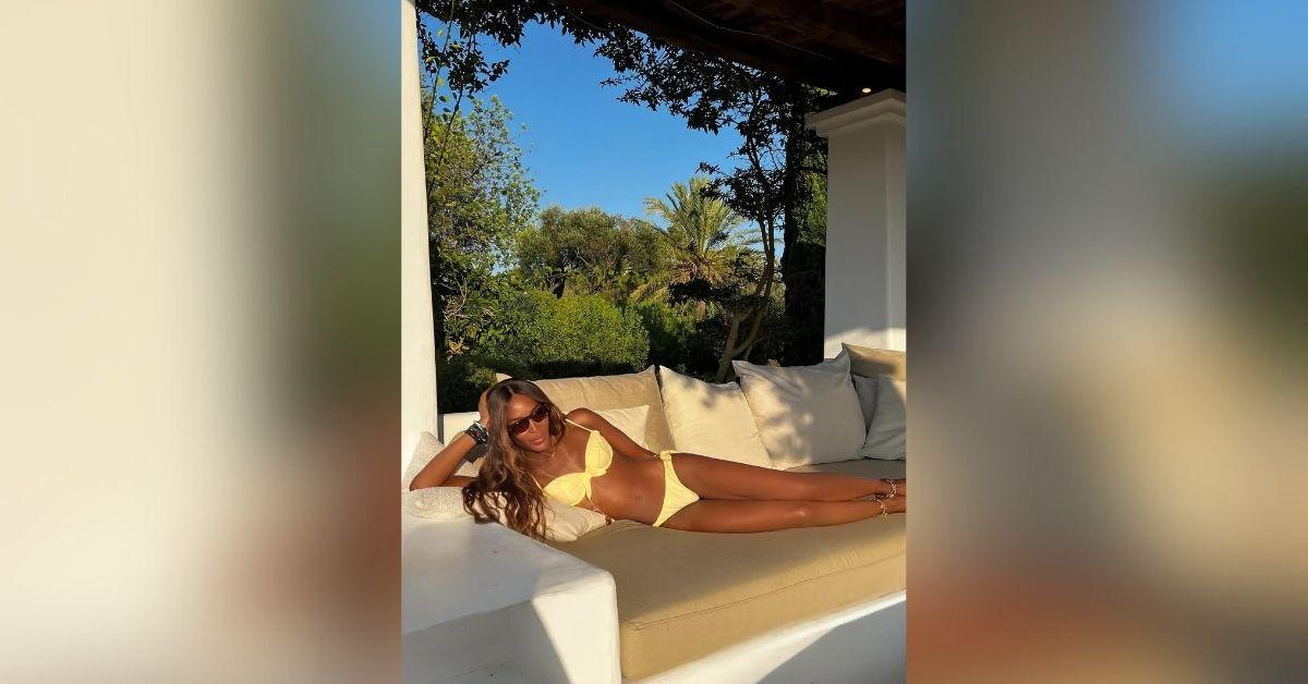 image of Naomi Campbell credited her fitness routine for her toned look.