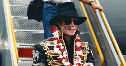 Photo of Michael Jackson.