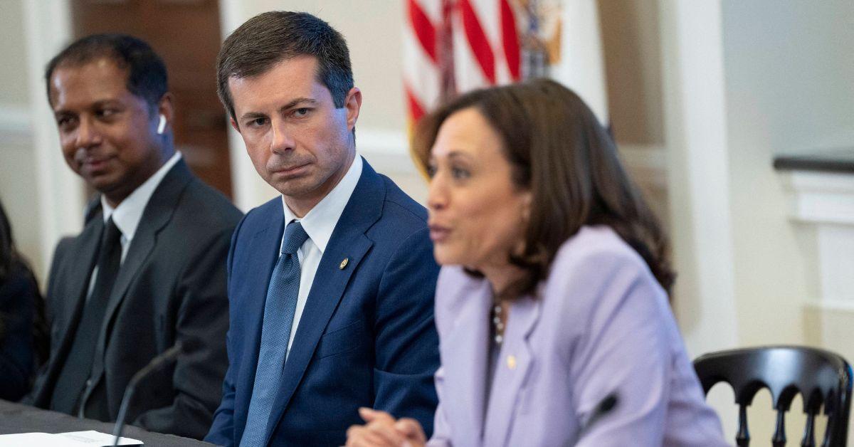 Photo of Kamala Harris originally wanted Pete Buttigieg as her running mate. 