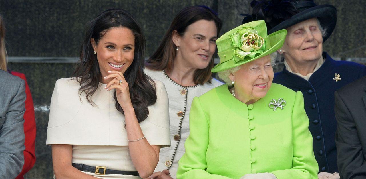 queen elizabeth angry meghan markle prince harry friends gave misleading briefings