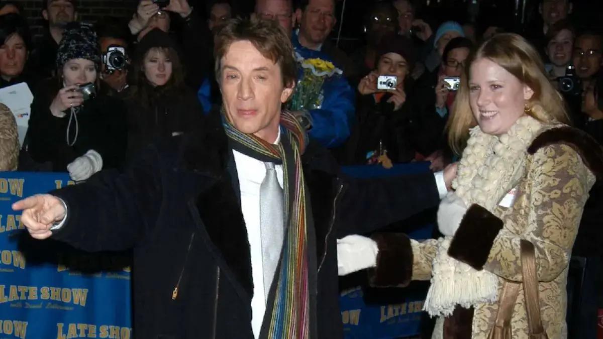 Image of Martin Short and his late wife, Nancy Dolman, adopted Katherine when she was a child.