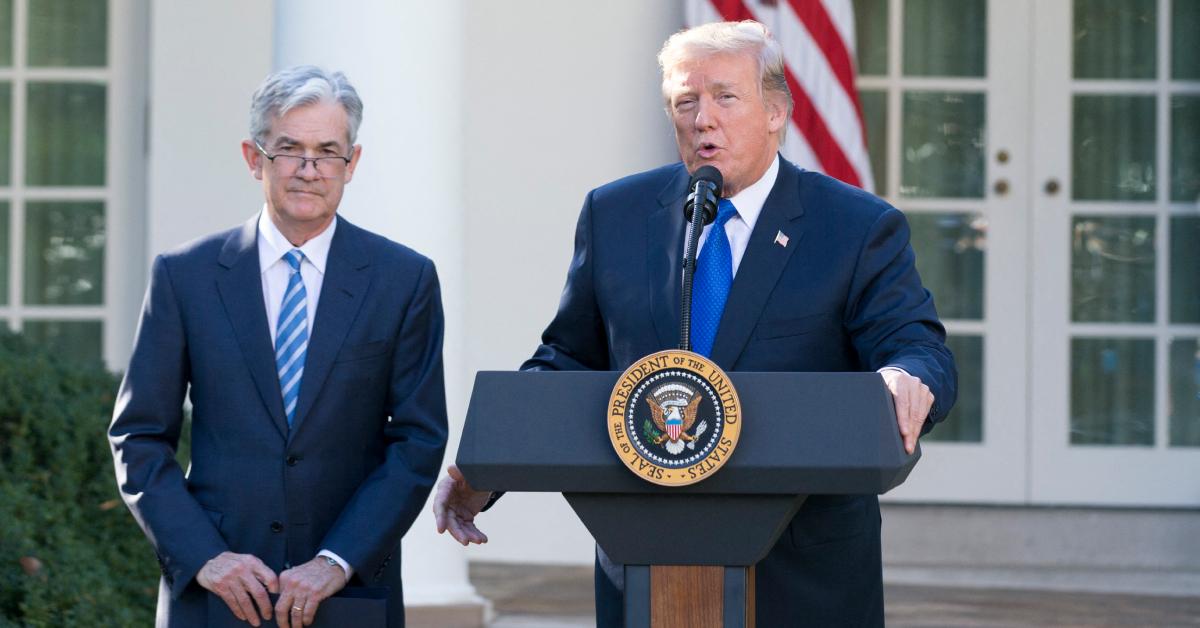 donald trump forgets appointing fed chair jerome powell dementia