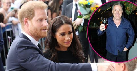 inset and image of Sussexes and piers Morgan