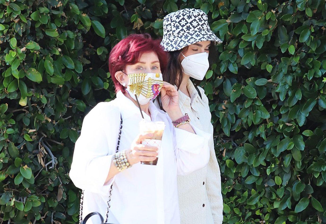 sharon osbourne and daughter aimee get some retail shopping in together