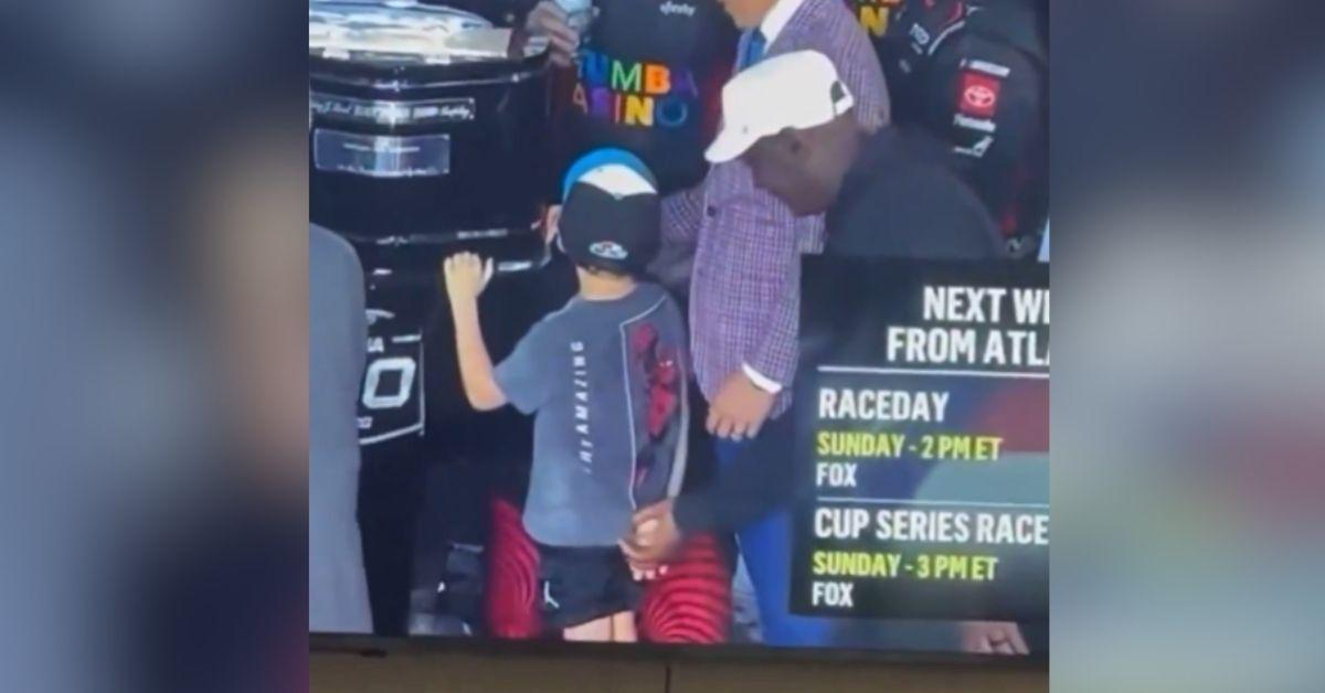 image of Michael Jordan is facing backlash over a viral video.