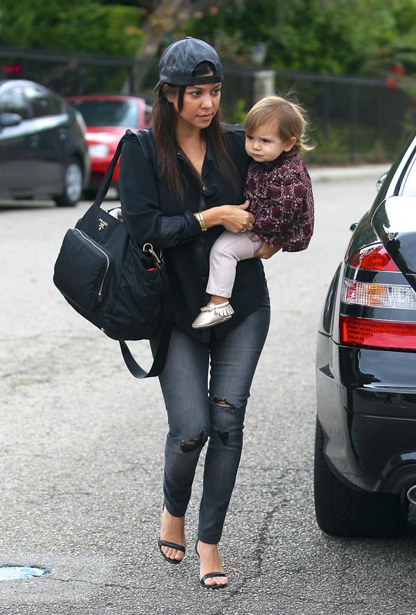 Kourtney Kardashian Takes Penelope To A Baby Class