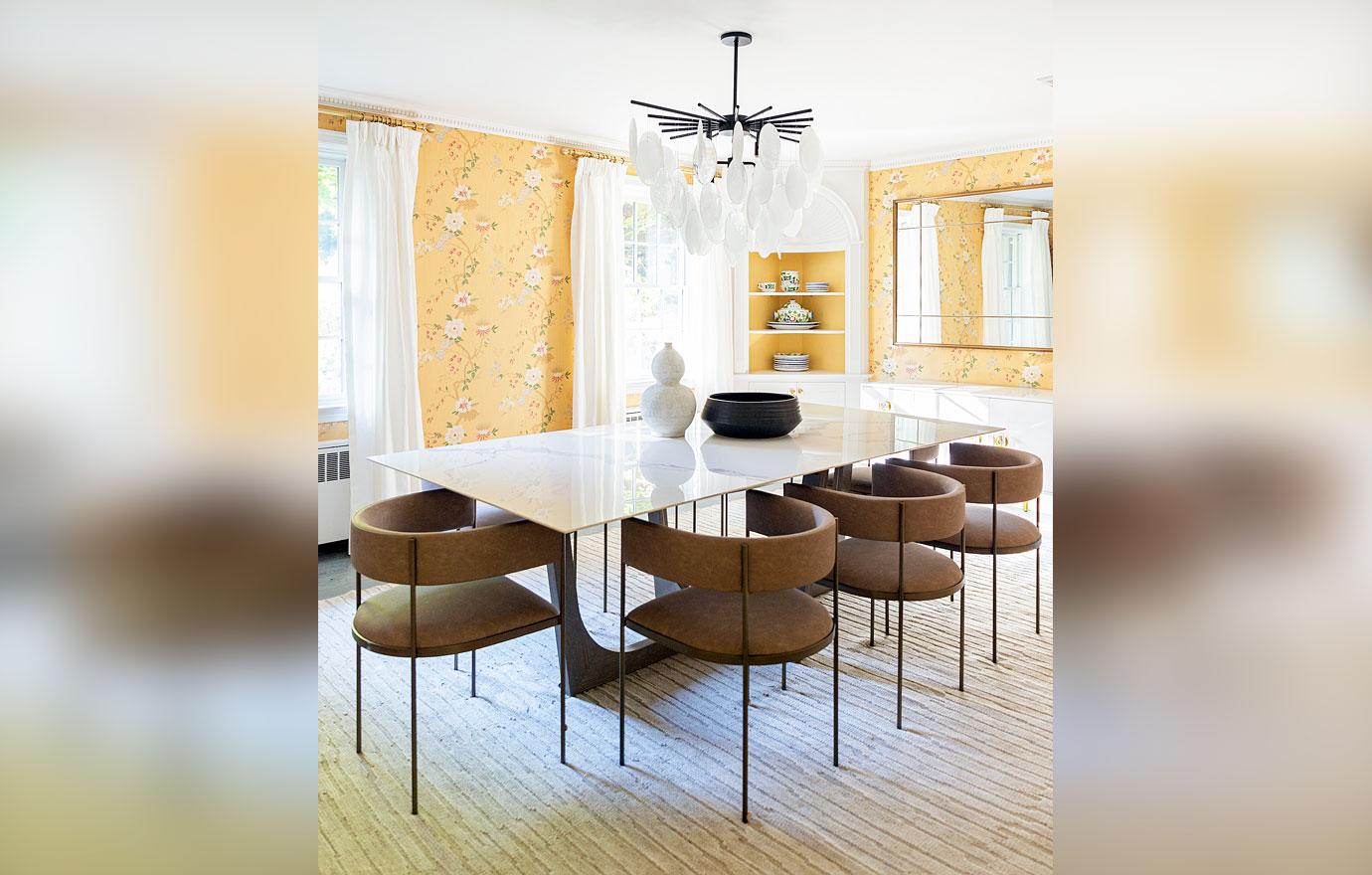 dining room bethenny frankel mansion before and after