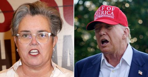 Photo of Rosie O'Donnell, Donald Trump.