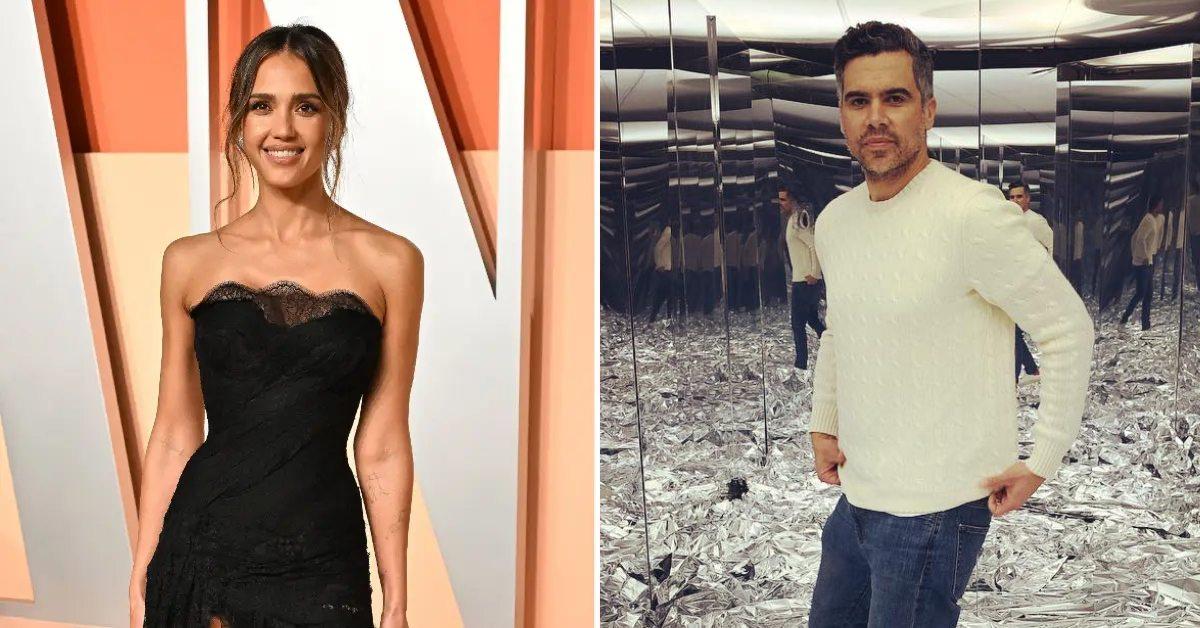 Composite photo of Jessica Alba and Cash Warren
