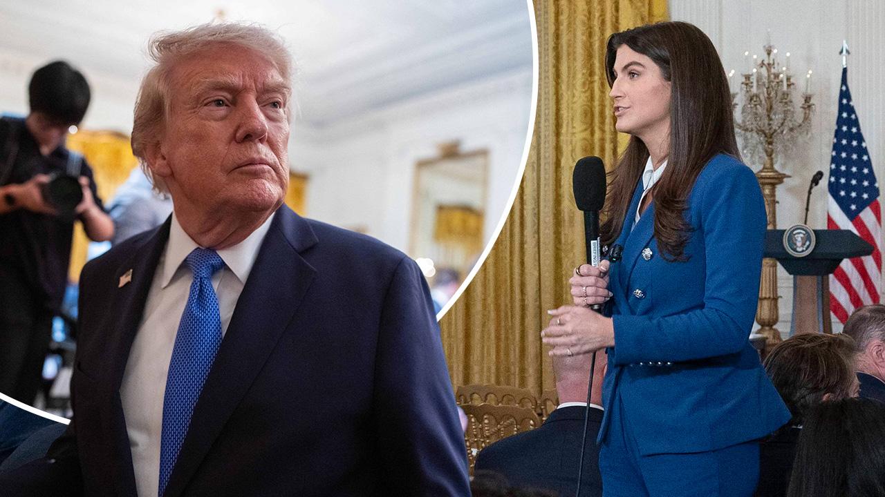 photo of The president accused Kaitlan Collins of having a 'Trump addiction.'
