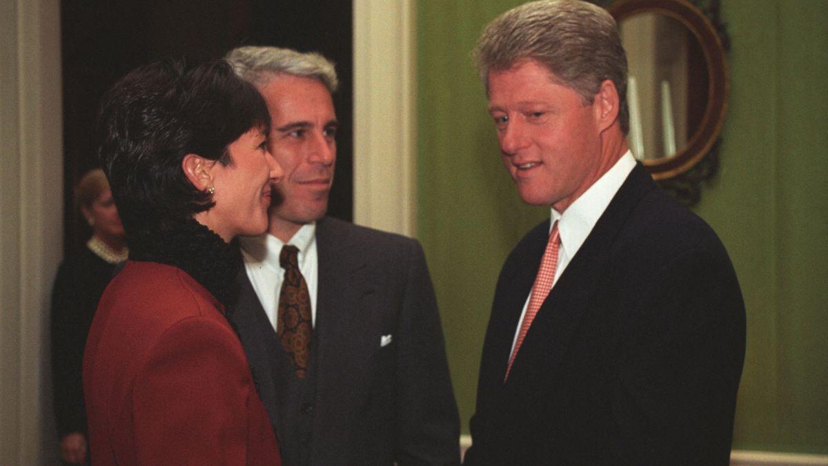 image of Jeffrey epstein and bill Clinton