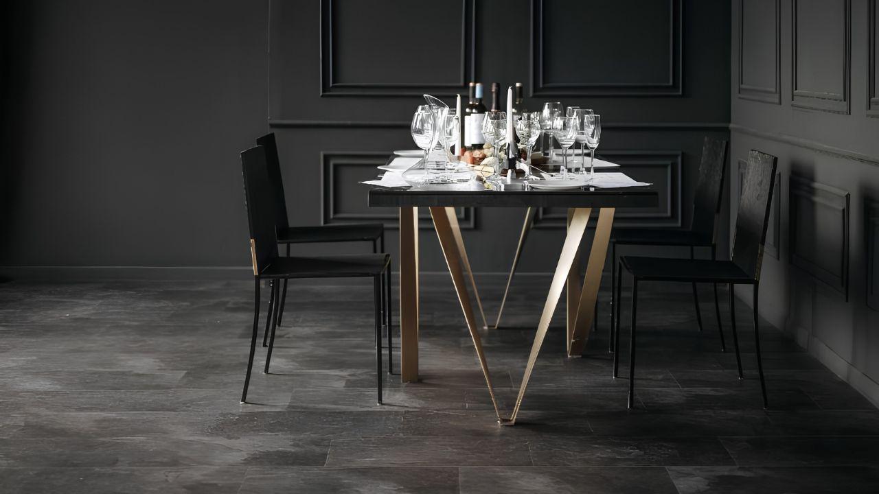 why black is redefining interior design from floors and walls to custom furniture