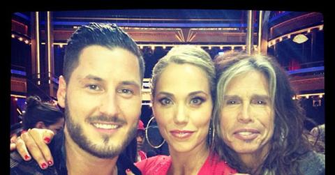 Elizabeth Berkley Val Chmerkovskiy Steven Tyler