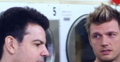 Nick carter jordan knight do laundry