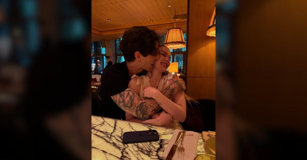 image of Dove Cameron and Damiano David started dating in September 2023.