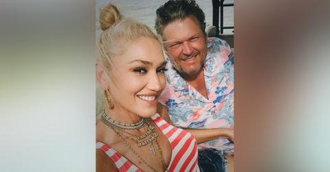 gwen stefani blake shelton celebrate july th boat ride photos