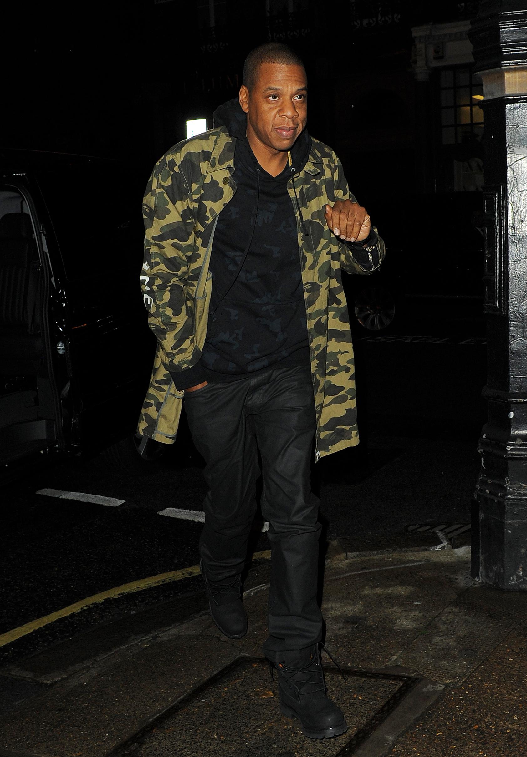 Beyonce and Jay Z seen at Harry&#8217;s Bar in Mayfair