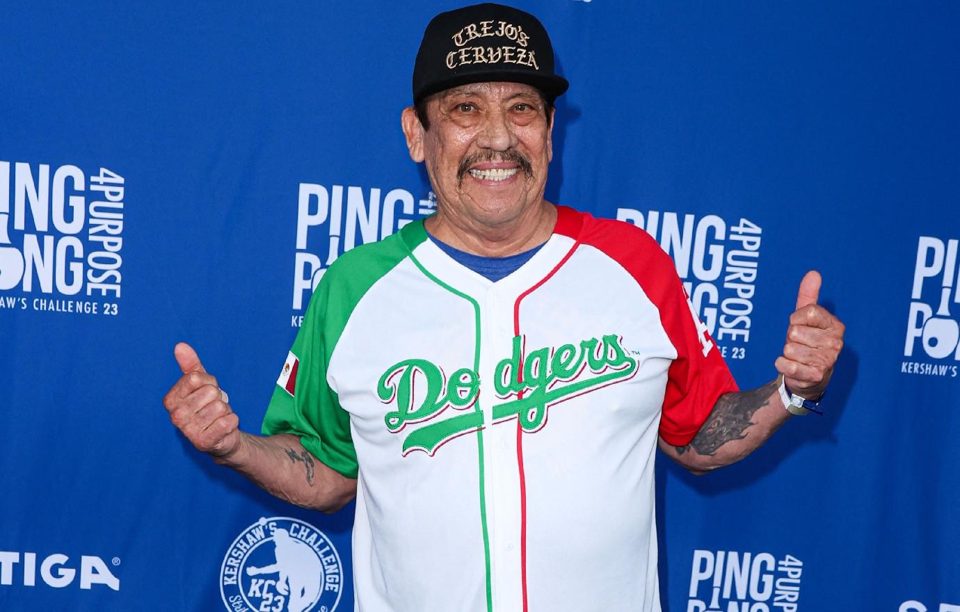 danny trejo ignites brawl th july parade la water balloon watch