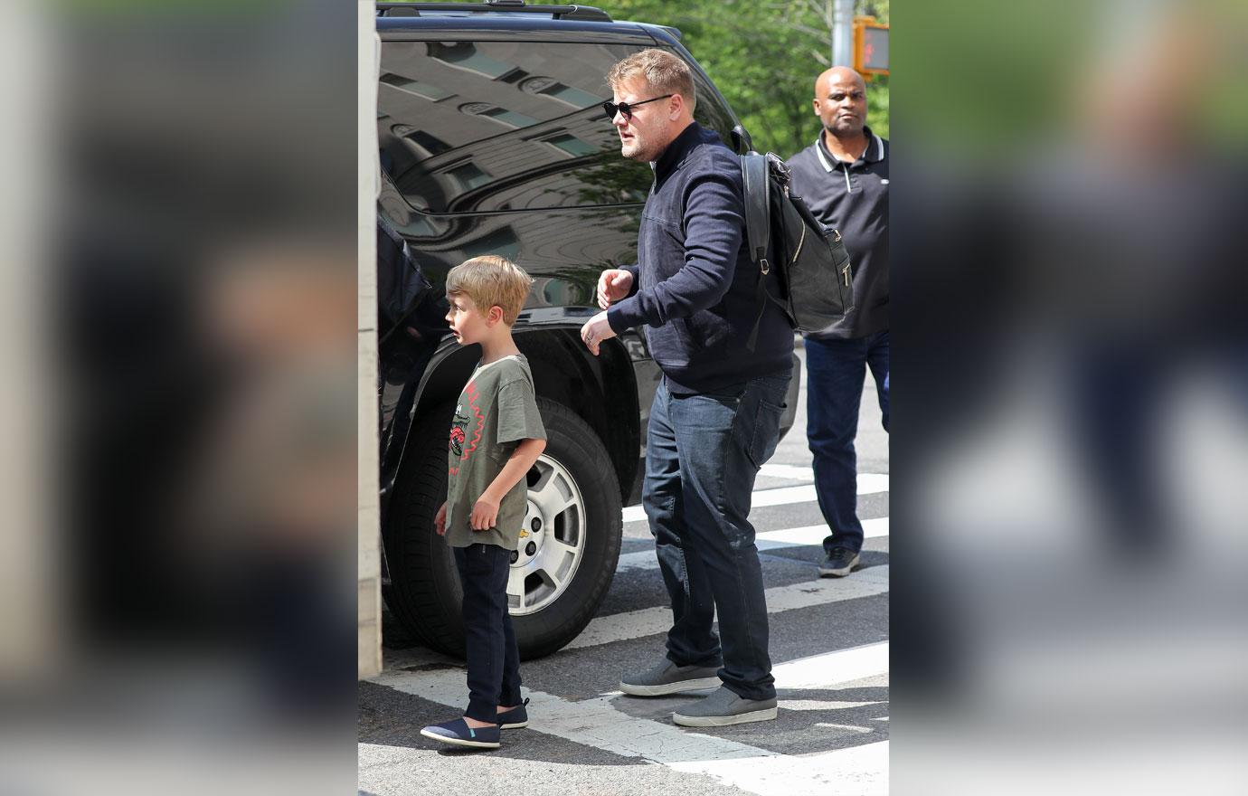 James Corden Son Max New York Photos 03