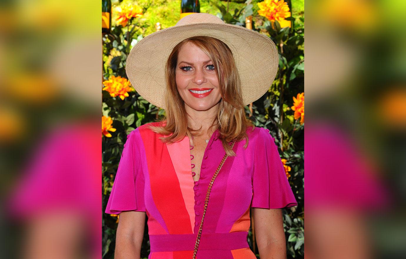 Candace Cameron Bure Wearing Sun Hat