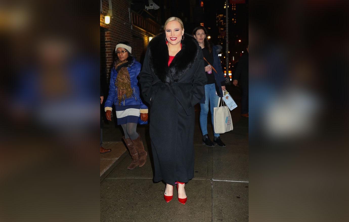 Meghan McCain leaves The Late Show with Stephen Colbert