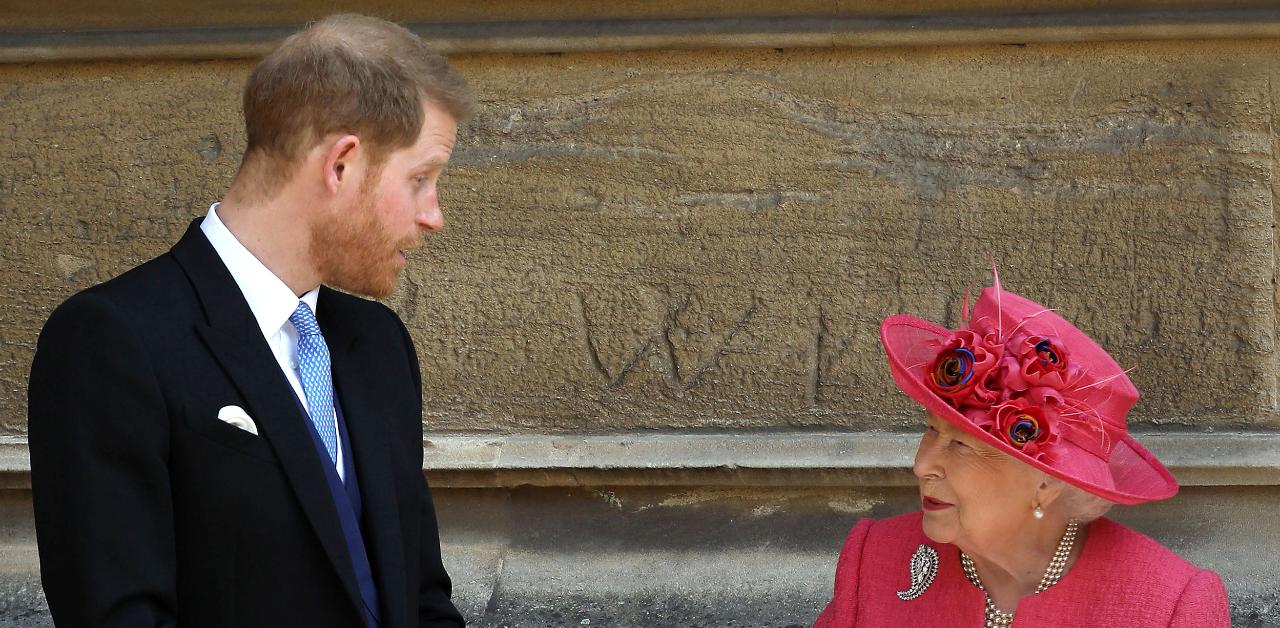 prince harry protecting queen palace aides