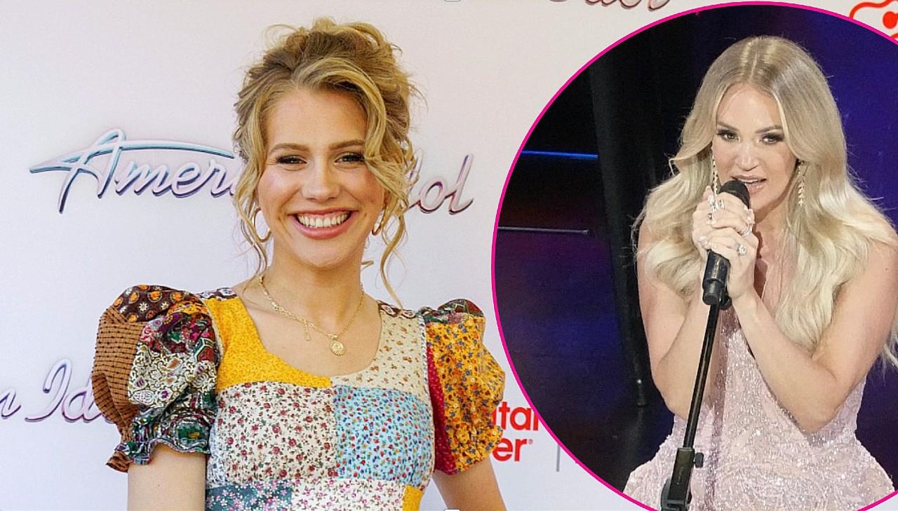 Composite photo of Hannah Harper and Carrie Underwood