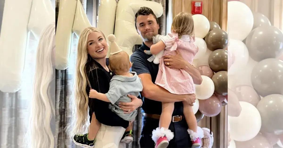 Image of Erika Kirk was slammed for advising 'young women' to not 'put off' having kids.