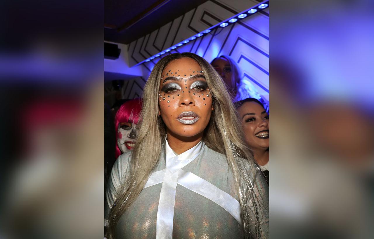 PICS La La Anthony Wears Superhero Costume For Halloween