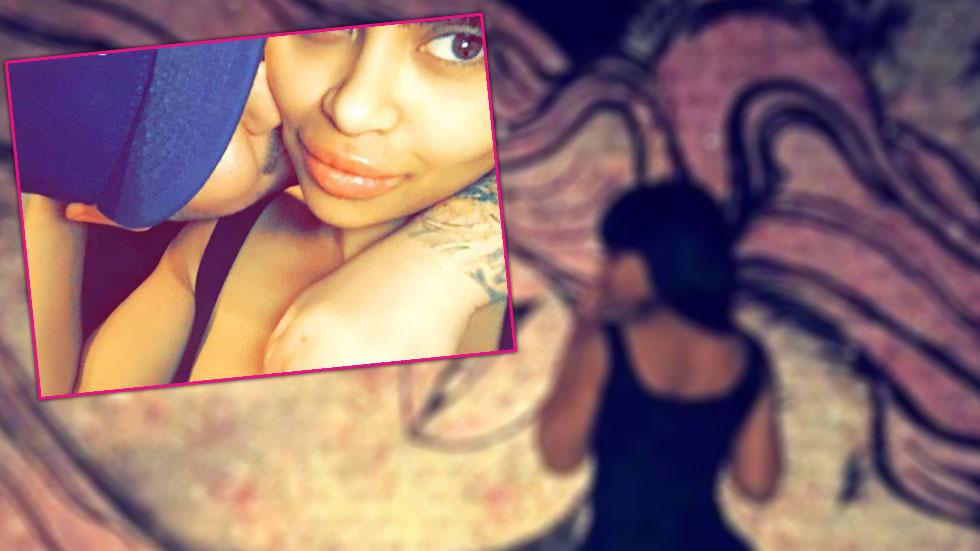 rob kardashian blac chyna pda