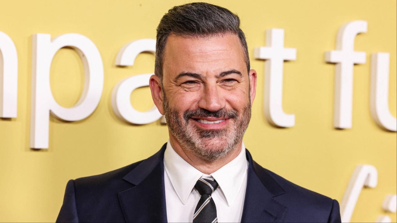 Jimmy Kimmel on the red carpet. 