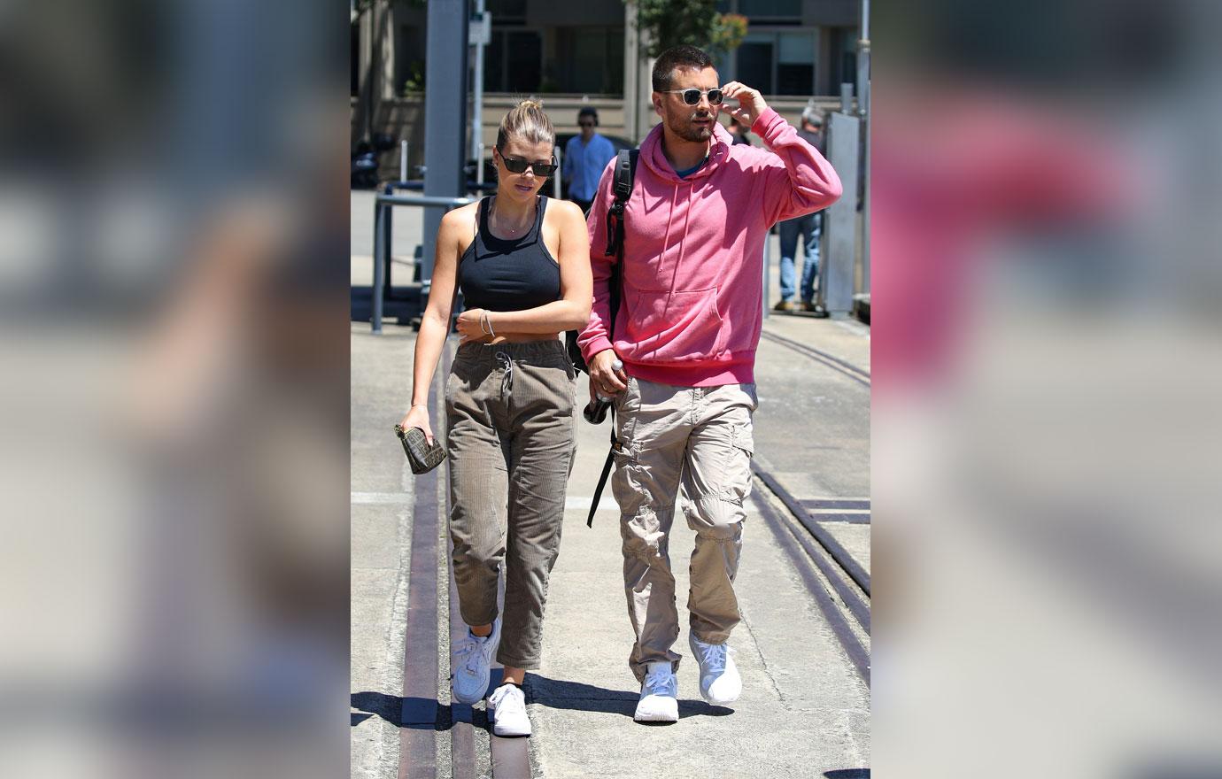 Scott Disick and Sofia Richie enjoy the sunshine in Sydney