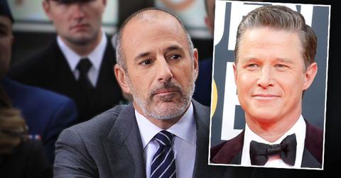 'Today' Host Matt Lauer Never Considered Billy Bush A Friend