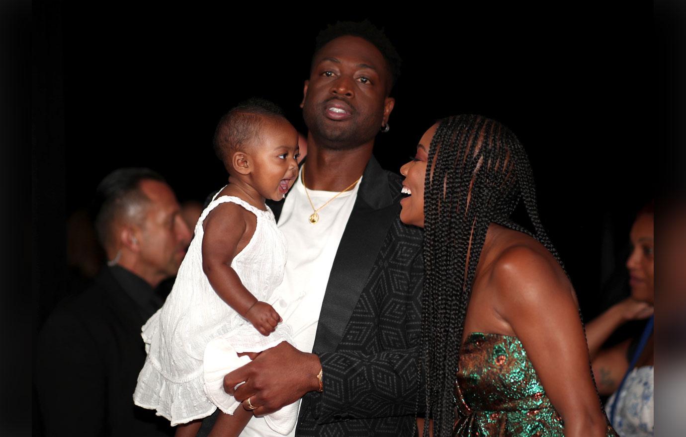 Gabrielle Union Posts Video Of Dwyane & Kaavia Playing Basketball