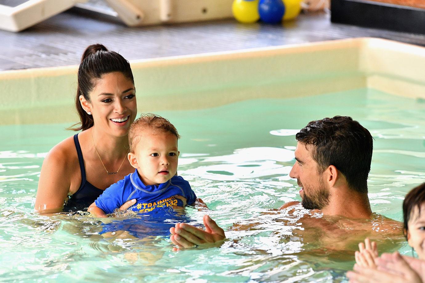 michael phelps teaches son to swim pics 06