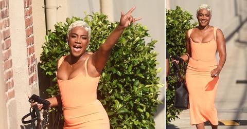 tiffany haddish seen at jimmy kimmel live ok