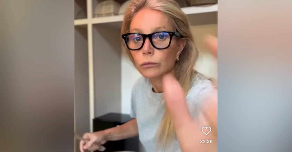 gwyneth paltrow pursed lips video accused getting work done