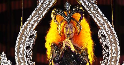 Cher metallic bustier bold headpiece melbourne tour main