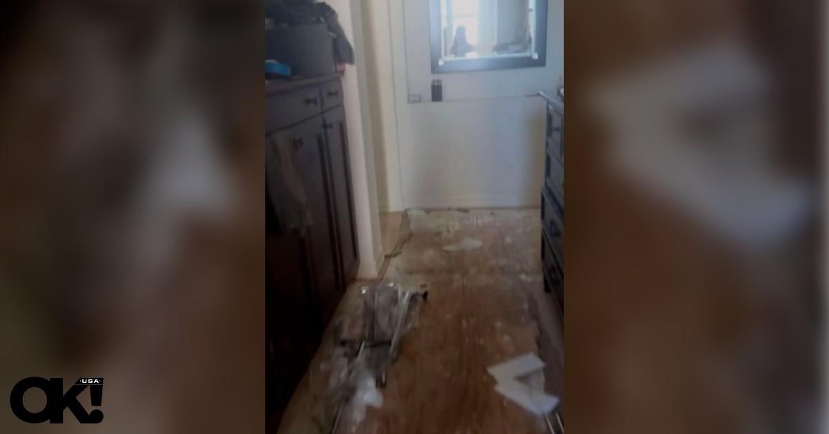 image of In the photos, the tile looks torn up and ruined.
