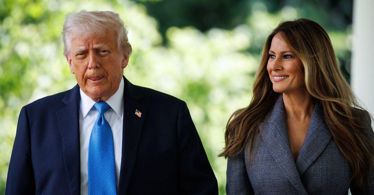 Photo of President Donald Trump and Melania Trump