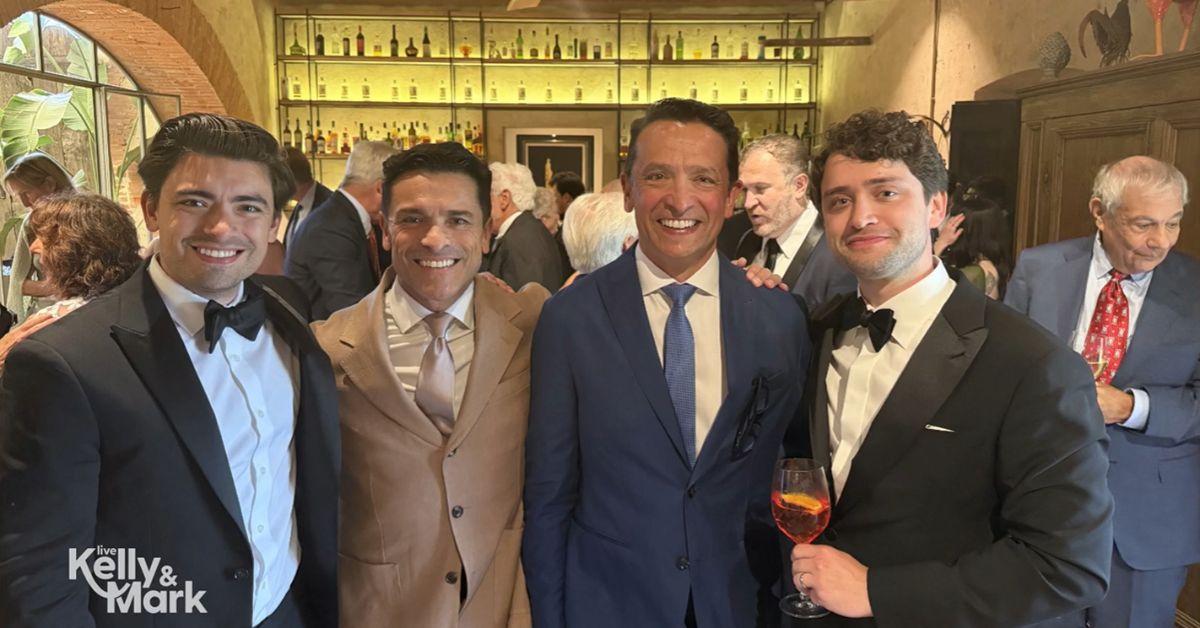 image of Kelly Ripa shared several family photos from the wedding, including sweet moments with their children.