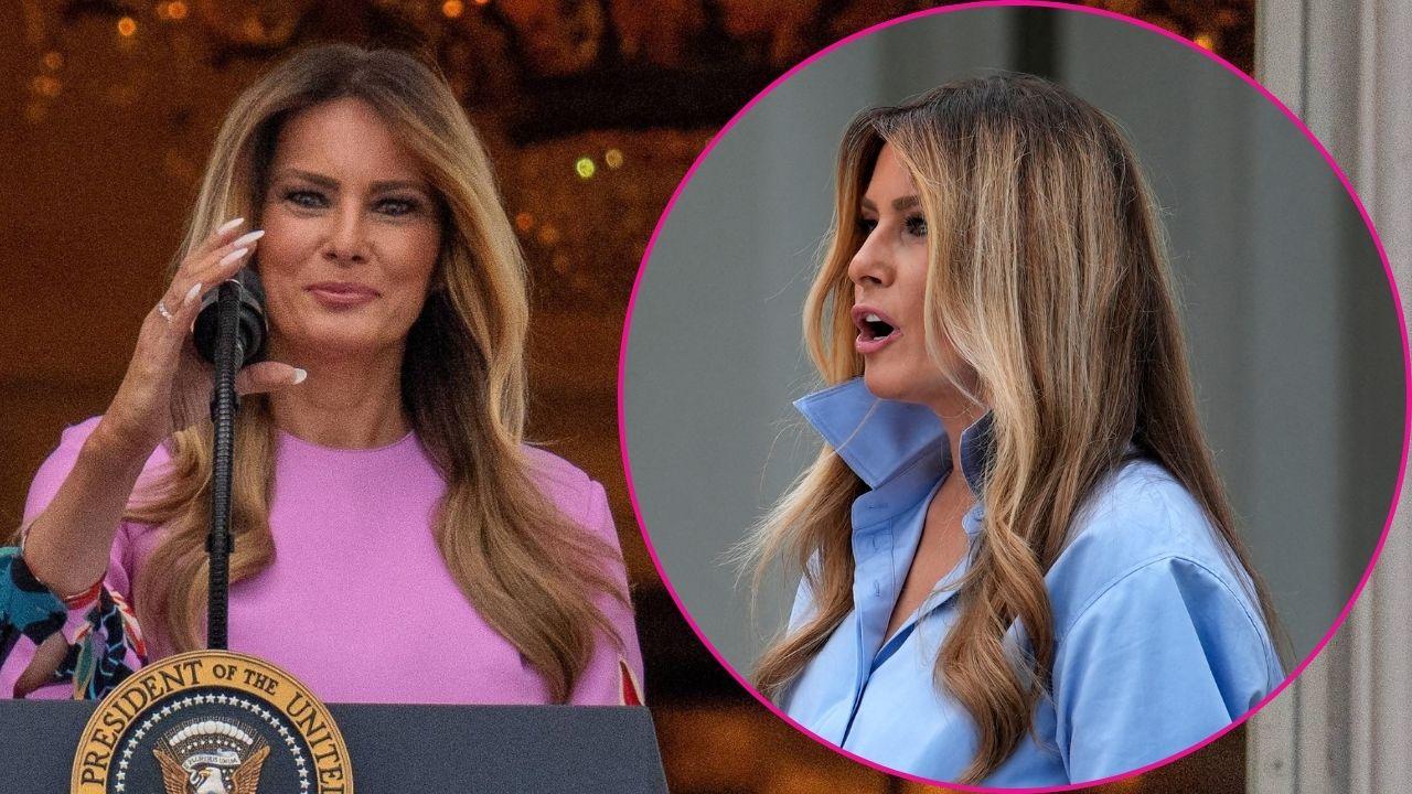 Composite photo of Melania Trump.