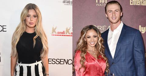 Brielle Biermann And Michael Kopech With Fiancee Vanessa Morgan