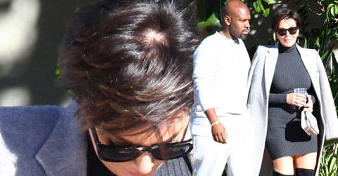 Kris jenner bald spot