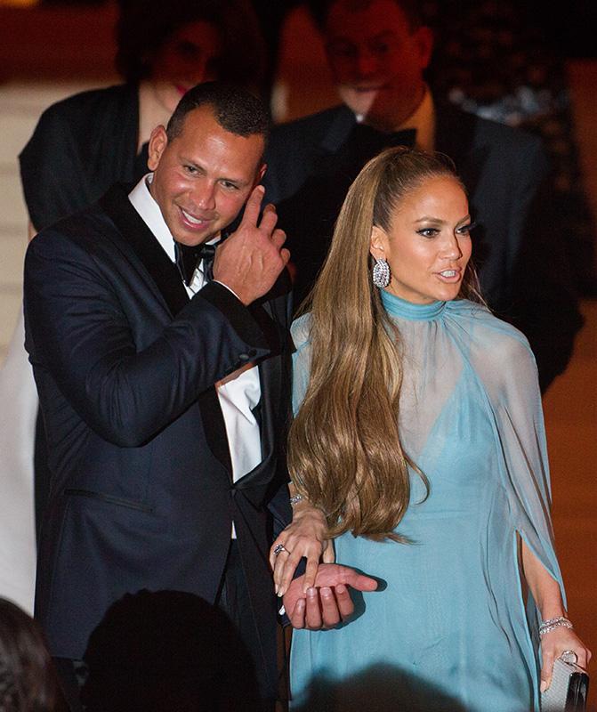 Celebrities leaving Met Gala in NYC.