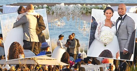 ne yo wedding crystal renay