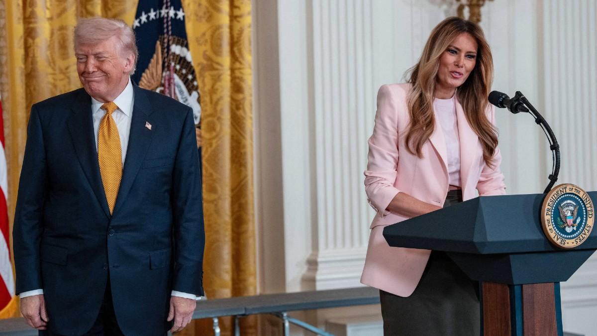 image of Melania Trump's comment had people in stitches. 